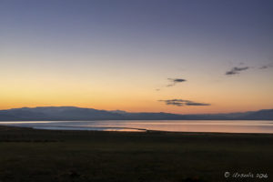 Sunset on Uureg Lake, Mongolia