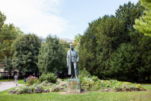 Franz Josef Statue in Burggarten, Vienna Austria