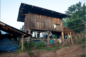 Wooden House on Stilts