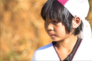 Karen Girl in Headdress