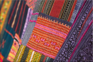 Embroidered Hmong textiles