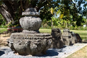 Garden landscape: Ancient Sandstone Carvings, Prasat Ban Phluang