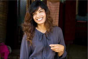 Young Thai woman smiling