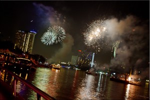 Fireworks on the Chao Phraya