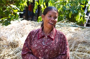 Portrait: Old Isaan Thai woman