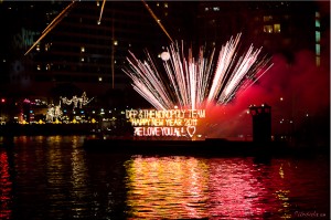 Firework Barge on the Chao Phraya