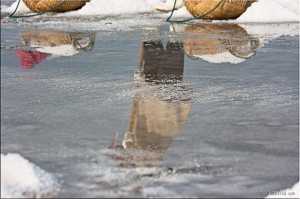 Nature's Abstracts: Reflections in salt water