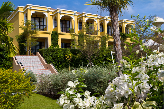 Yellow, Two-story Moroccan-style building, Absolute Sanctuary, Koh Samui