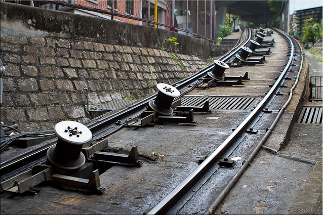 Funicular Track, The Peak Tram, Hong Kong