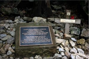 Plaque on Stone: tribute to those who built the Thai-Burma Railway