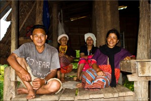 Four Karen adults on their porch