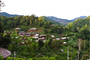 Village in the hills of Mae Hong Son