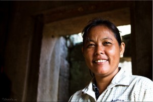 Portrait: Kmer female, Bayon
