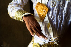 Detail: Apsara dancer's hand