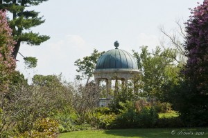 The Tomb of Andrew Jackson in a green garden