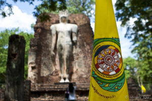 Yellow flag: 2500 years since Buddha's enlightenment