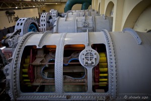 Original turbine. Stave Lake Powerhouse