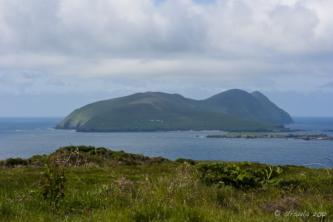 View to the Blaskets from Cruach Mharthain, Dingle, Ireland