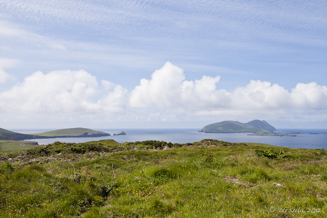 Landscape: View to Dunmore Head and the Blaskets from Cruach Mharthain