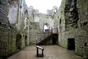 Inside Pembroke Castle's Northern Hall