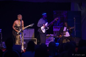 Pat Wilder and the Music Maker Blues Revue on stage at Byron Bluesfest 2013
