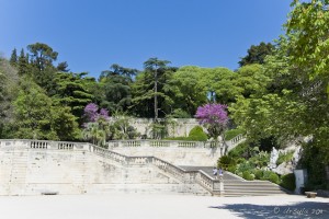Stairways from the Jardins de la Fontaine to Mount Cavalier, Nîmes