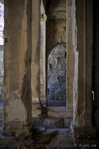 Pillars and arches, Temple of Diane, Nîmes