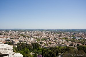 View over Nîmes from La Tour Magne.