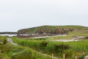 Green Irish hills and narrow lanes, Clifden