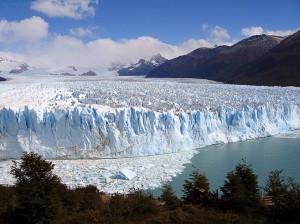View over Perito Moreno glacier