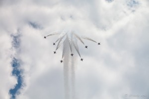 ROKAF Black Eagles in formation, Singapore Airshow