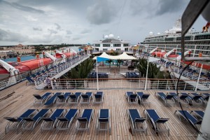 Empty upper deck, Carnival Sensation