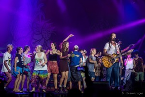Kids on Stage with Michael Franti, Bluesfest 2014, Byron Bay