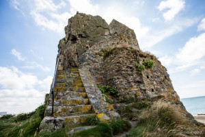 Steep steps up to St Helier's Hermitage, Jersey