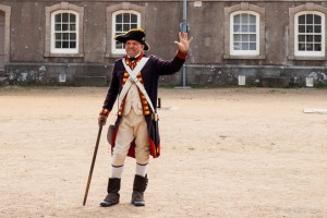 Man in Sergeant at Arms period costume, Elizabeth Castle Jersey