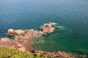 Rocky Coast Below, Mont Orgueil Castle, Jersey