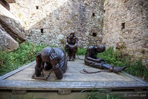 The Prisoners sculpture, Mont Orgueil Castle