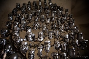Sculpture: Mediaeval Kings The Tree of Succession, Mont Orgueil Castle