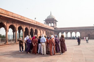 Tourists, Jama Masjid, Old Delhi