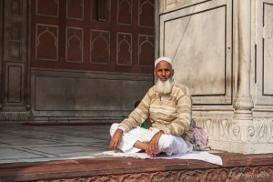 Seated Man, Jama Masjid, Old Delhi