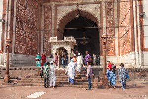 The Mosque Entrance, Jama Masjid, Old Delhi