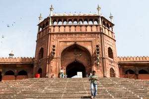 Steps to the Main Gate, Jama Masjid, Old Delhi
