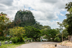 Mount Popa home of the Nats, Myanmar