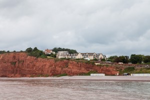 Bath Houses Budleigh Salterton, Jurassic Coast, East Devon UK
