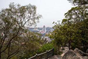 View over Xiamen from Nan Putuo Temple, Xiamen, Fujian Province, China
