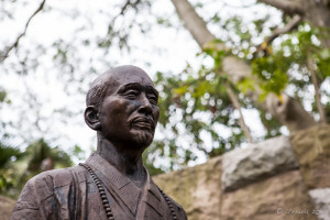 Statue of Master Hongyi, Nan Putuo Temple, Xiamen, Fujian Province, China