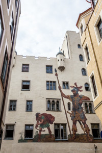 Regensburg David and Goliath Mural, Germany