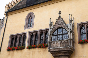 View of the Bay Window, Old Town Hall, Regensburg DR