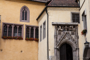 View of the Bay Window, Old Town Hall, Regensburg DR