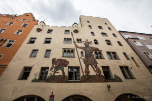 Regensburg David and Goliath Mural, Germany